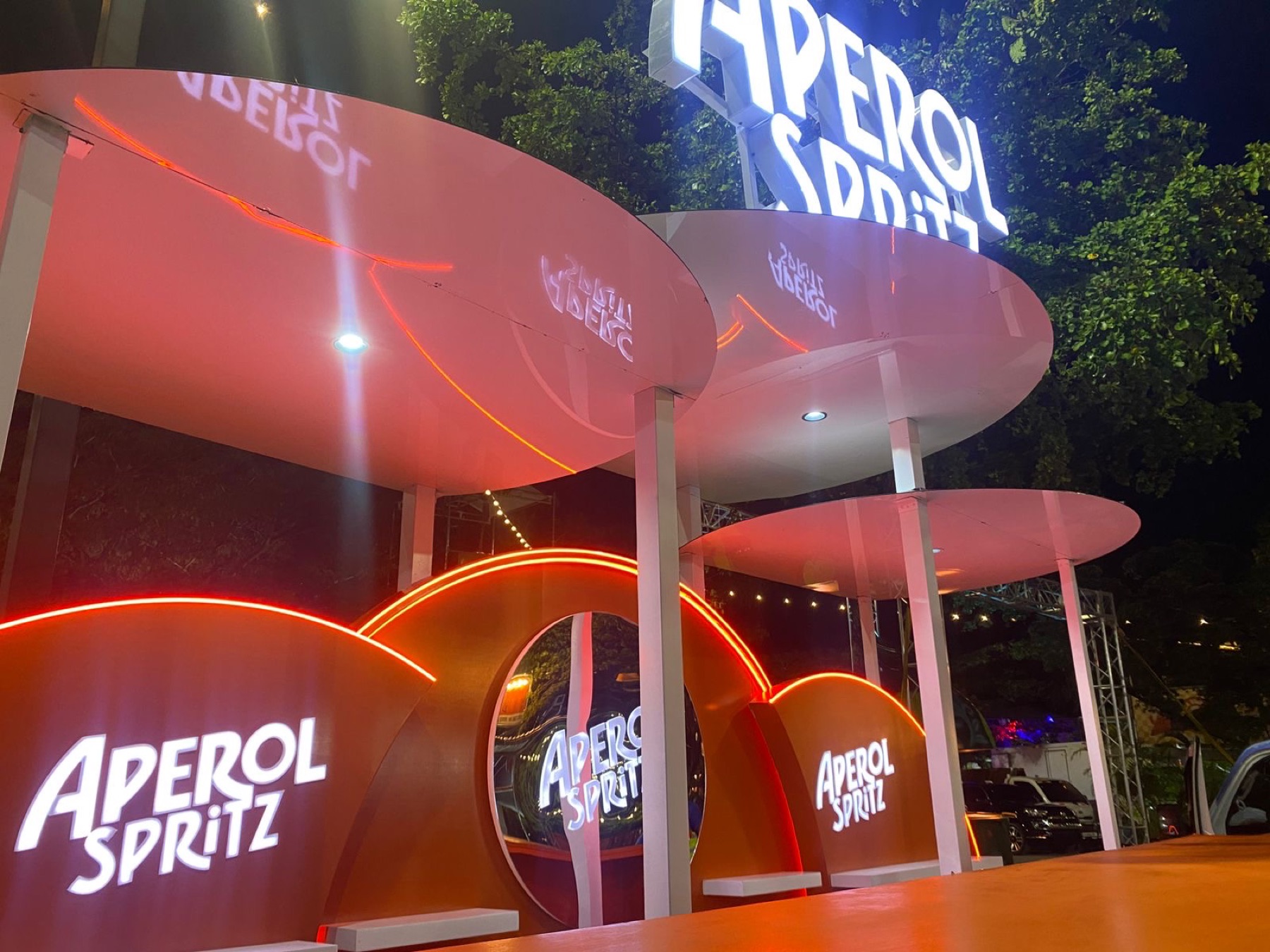 Stand Publicitario para Aperol Spritz