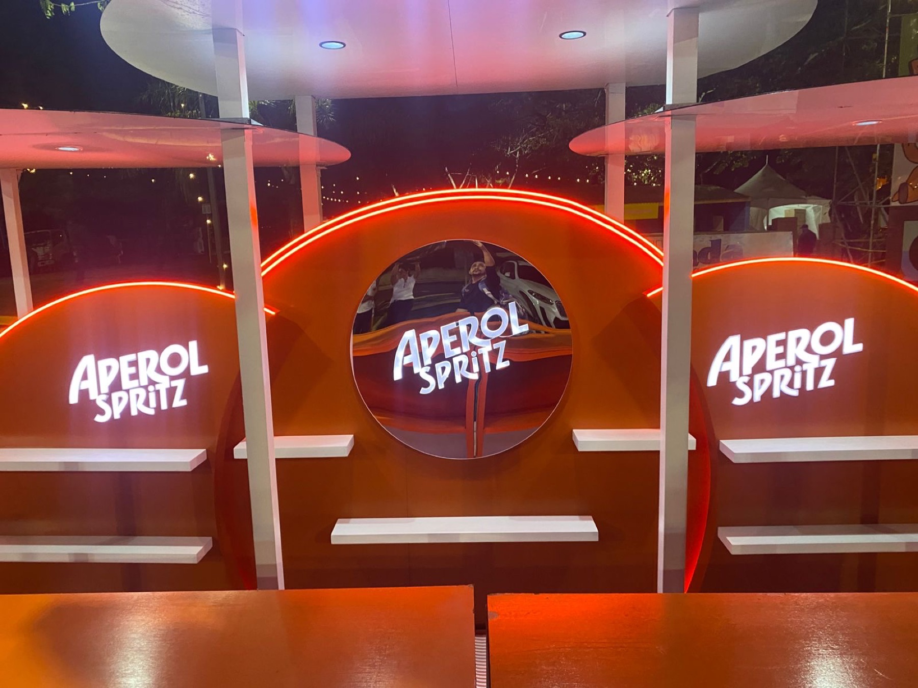 Stand Publicitario para Aperol Spritz