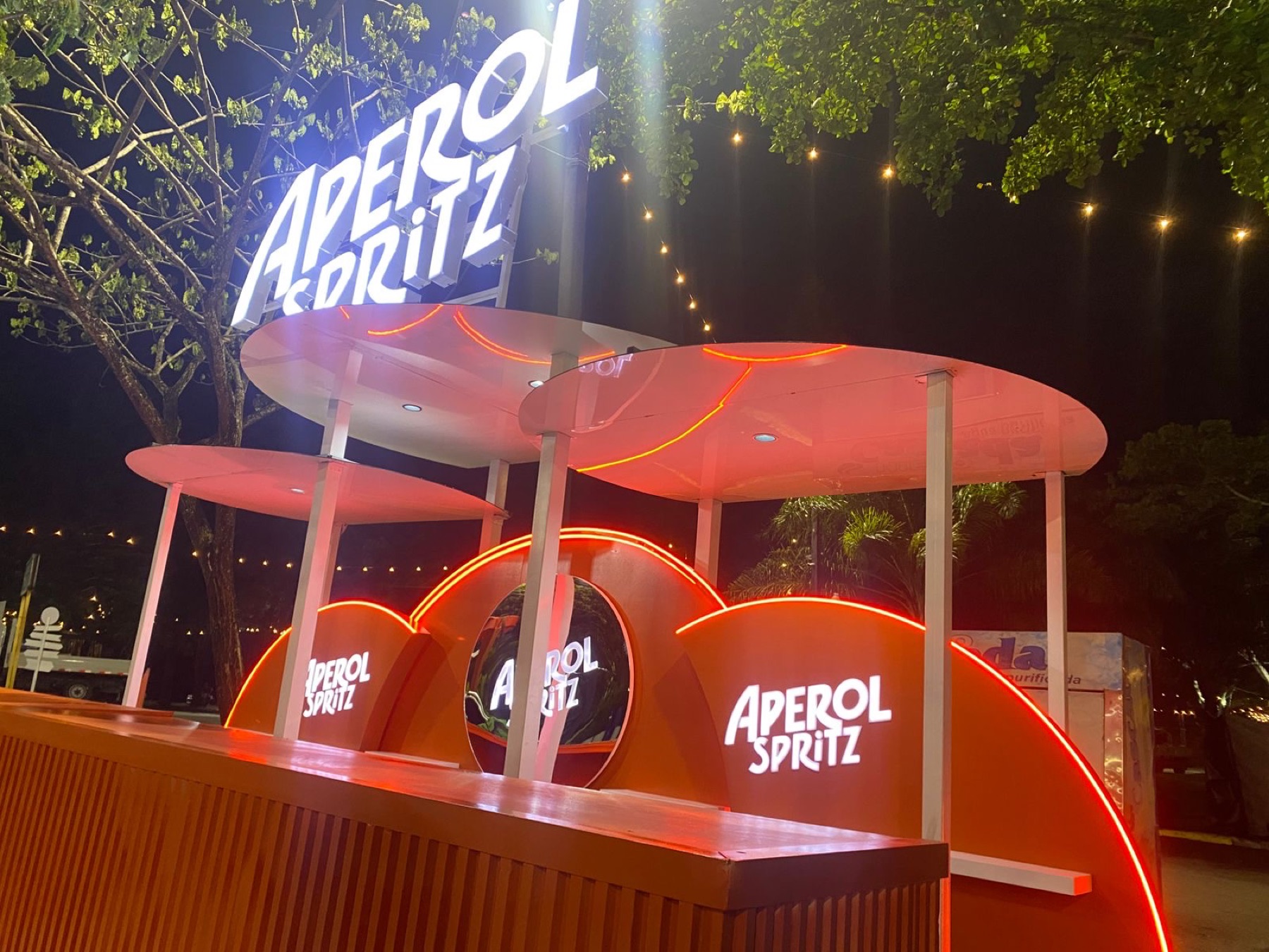 Stand Publicitario para Aperol Spritz