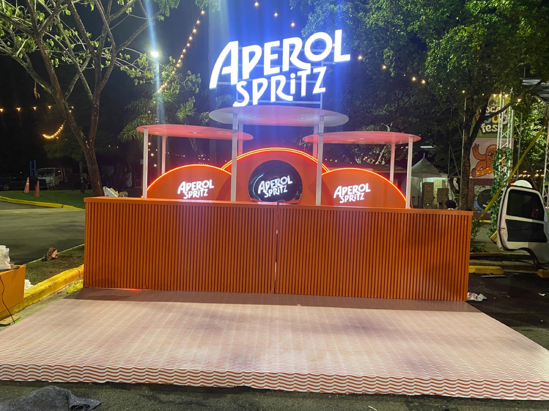 Stand Publicitario para Aperol Spritz