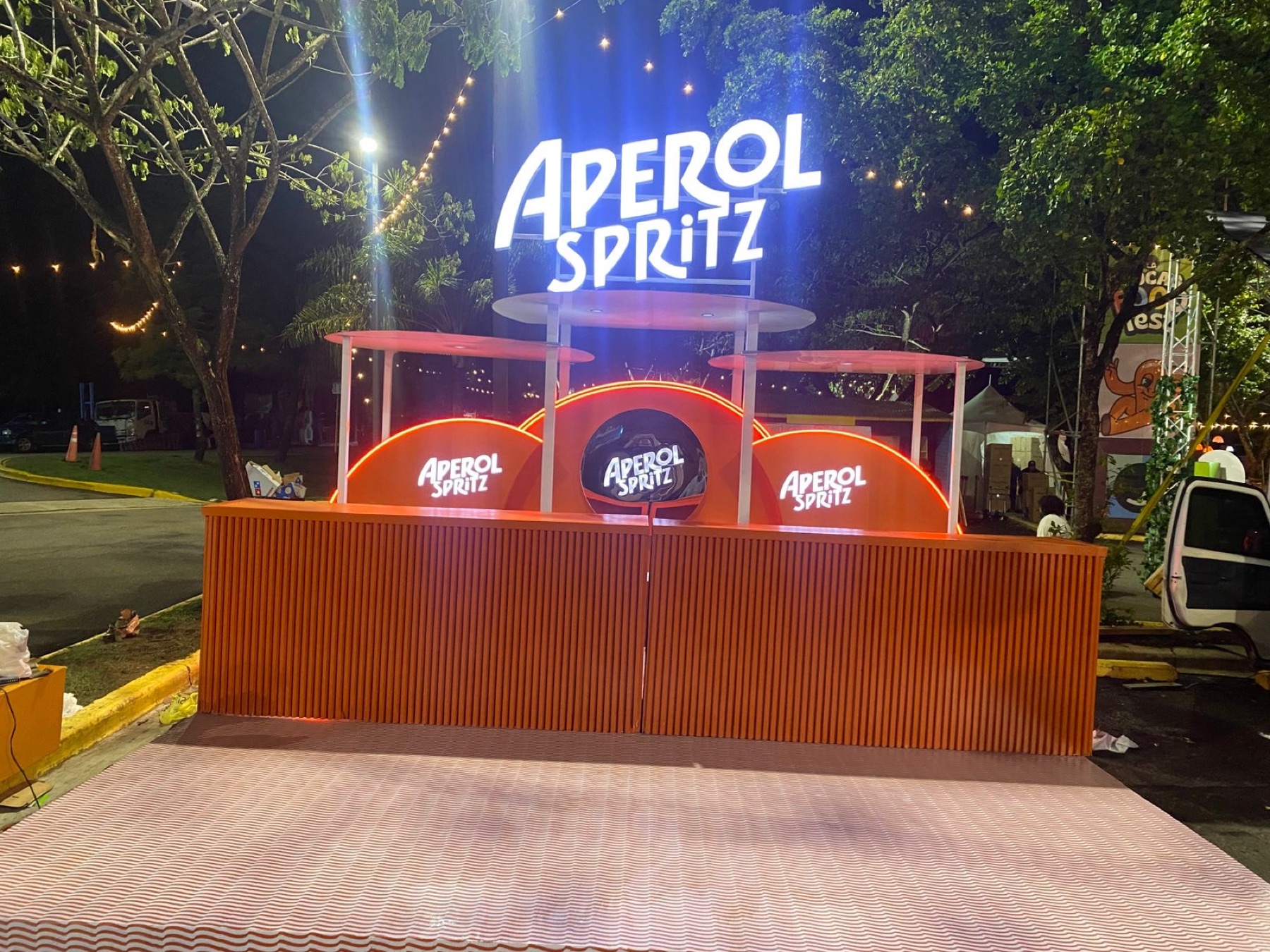 Stand Publicitario para Aperol Spritz