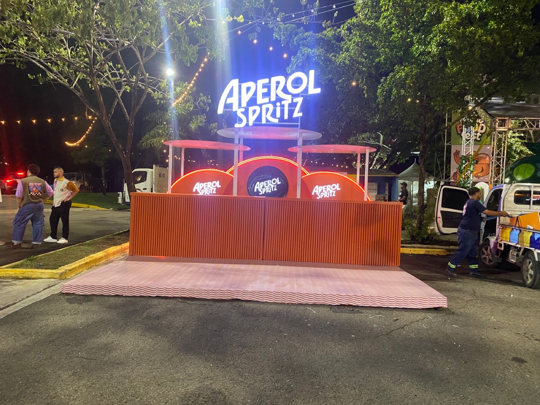 Stand Publicitario para Aperol Spritz