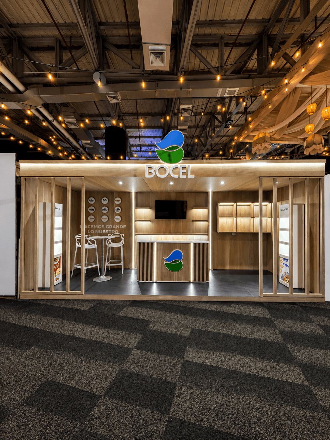 Stand BOCEL Modular Reutilizable para Ferias y Exposiciones