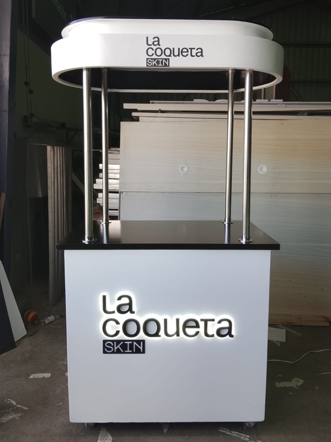 Remozamiento carrito tester bar / Coqueta skin